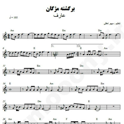 نت کیبورد برگشته مژگان عارف