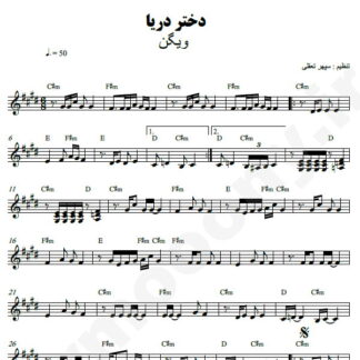 نت کیبورد دختر دریا ویگن