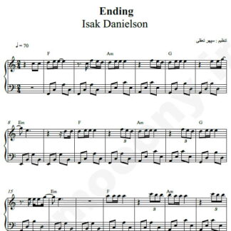 نت پیانو Ending Isak Danielson