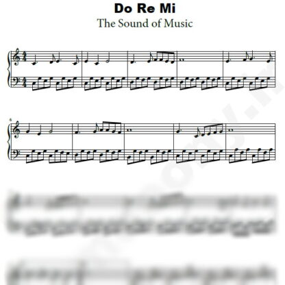 نت پیانو Do Re Mi