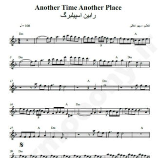 نت کیبورد Robin Spielberg Another Time Another Place