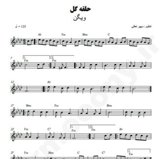 نت کیبورد حلقه گل ویگن