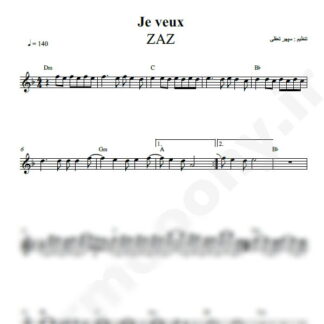 نت کیبورد Je veux zaz