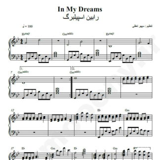 نت پیانو Robin Spielberg In My Dreams
