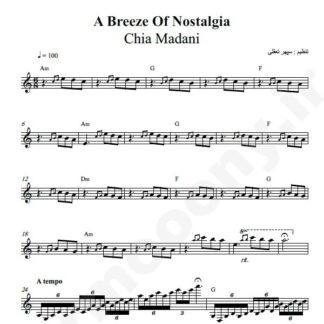 نت کیبورد A Breeze Of Nostalgia chia madani