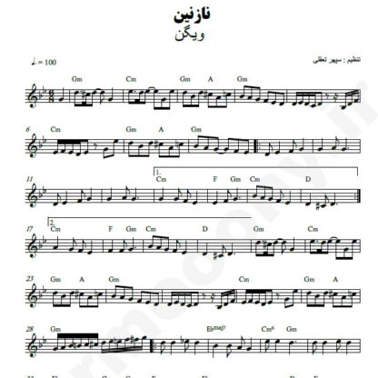 نت کیبورد نازنین ویگن