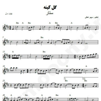 نت کیبورد گل کینه ستار