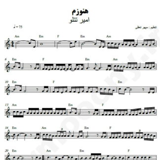 نت کیبورد هنوزم امیر تتلو