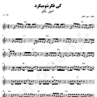 نت کیبورد کی فکرشو میکرد امیر تتلو