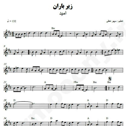 نت کیبورد زیر باران امید