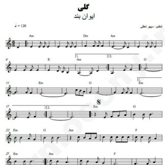 نت کیبورد گلی ایوان بند
