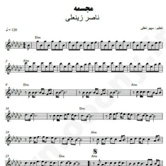 نت کیبورد مجسمه ناصر زینعلی