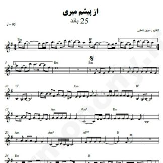 نت کیبورد از پیشم میری 25 باند