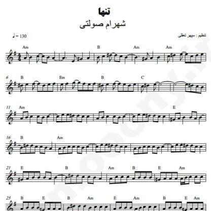 نت کیبورد تنها شهرام صولتی