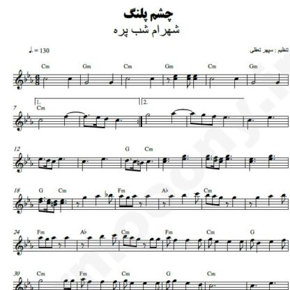 نت کیبورد چشم پلنگ شهرام شب پره
