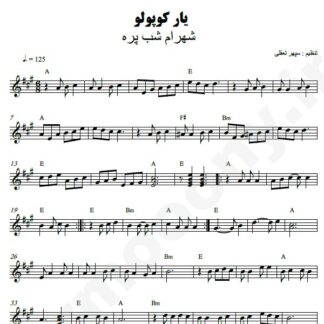 نت کیبورد یار کپلو شهرام شب پره