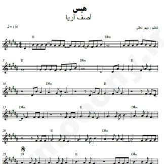 نت کیبورد هیس آصف آریا