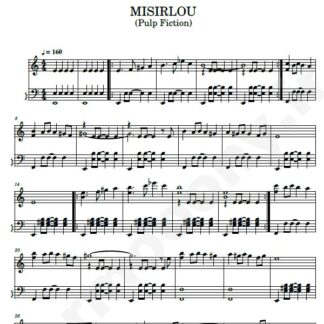 نت پیانو misirlou