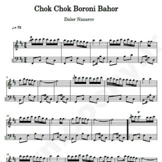 نت پیانو choki choki boroni