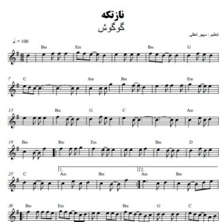 نت کیبورد نازتکه گوگوش