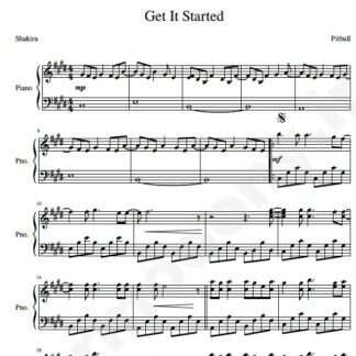 نت پیانو get it started