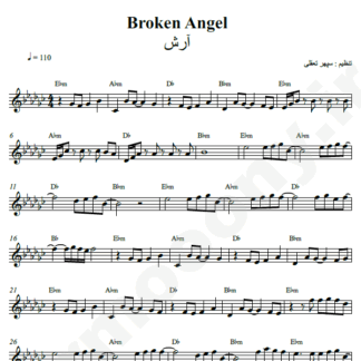 نت کیبورد broken angel آرش