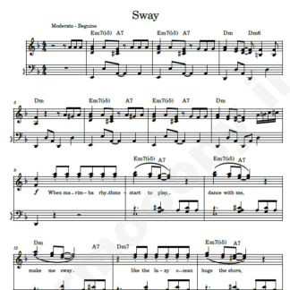 نت پیانو sway