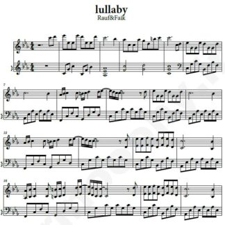 نت پیانو lullary
