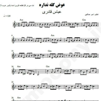 نت کیبورد عوض گله نداره عباس قادری
