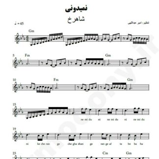 نت کیبورد نمیدونی شاهرخ