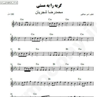 نت کیبورد گریه را به مستی محمدرضا شجریان