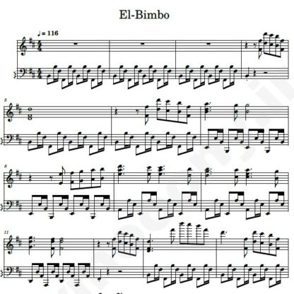 نت پیانو el bimbo