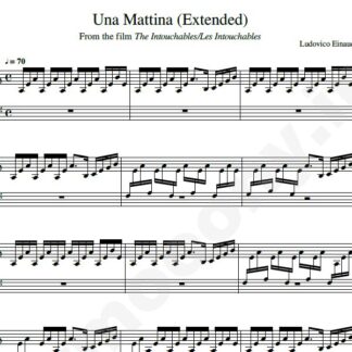 نت پیانو una mattina