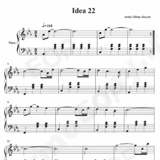 نت پیانو idea 22