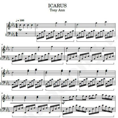 نت پیانو icarus