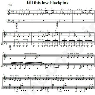 نت پیانو kill this love