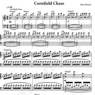 نت پیانو Cornfield chase