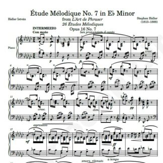 نت پیانو Op. 16 Etude No. 07