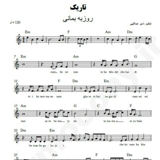 نت کیبورد تاریک روزبه بمانی