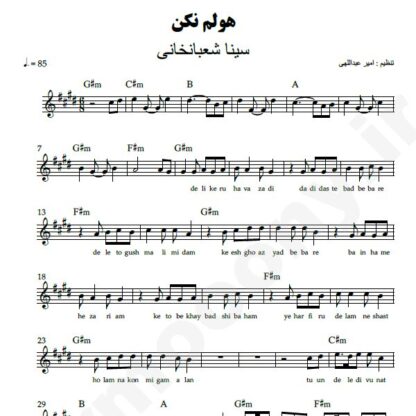 نت کیبورد هولم نکن سینا شعبانخانی