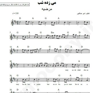 نت کیبورد می زده شب مرضیه