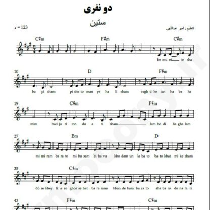 نت کیبورد دو نفری ستین