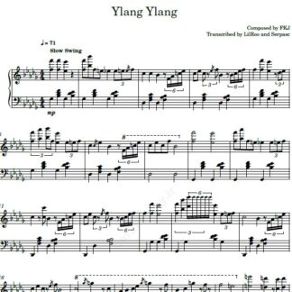 نت پیانو ylang ylang
