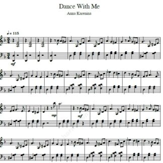 نت پیانو dance With Me