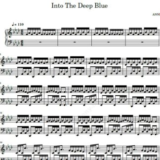 نت پیانو Into the Deep Blue