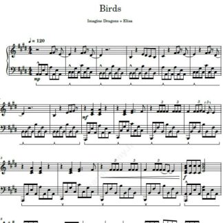 نت پیانو birds