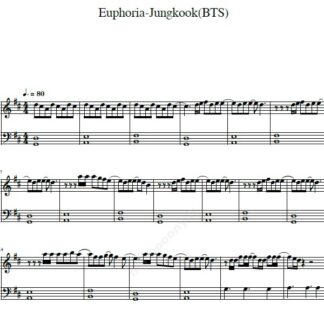 نت پیانو Euphoria