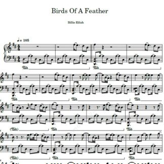 نت پیانو Birds Of A Feather