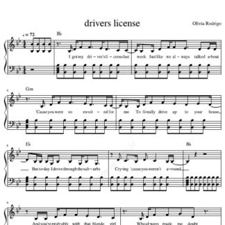 نت پیانو drivers license