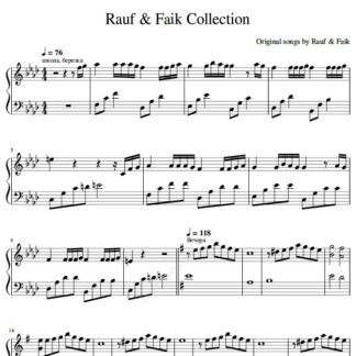 نت پیانو rauf and faik collection